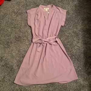 Purple Short Dress